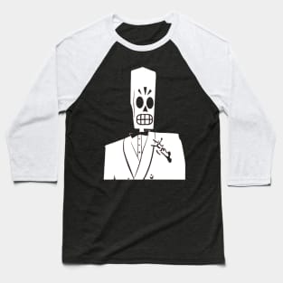 Grim Fandango Manny Calavera Baseball T-Shirt